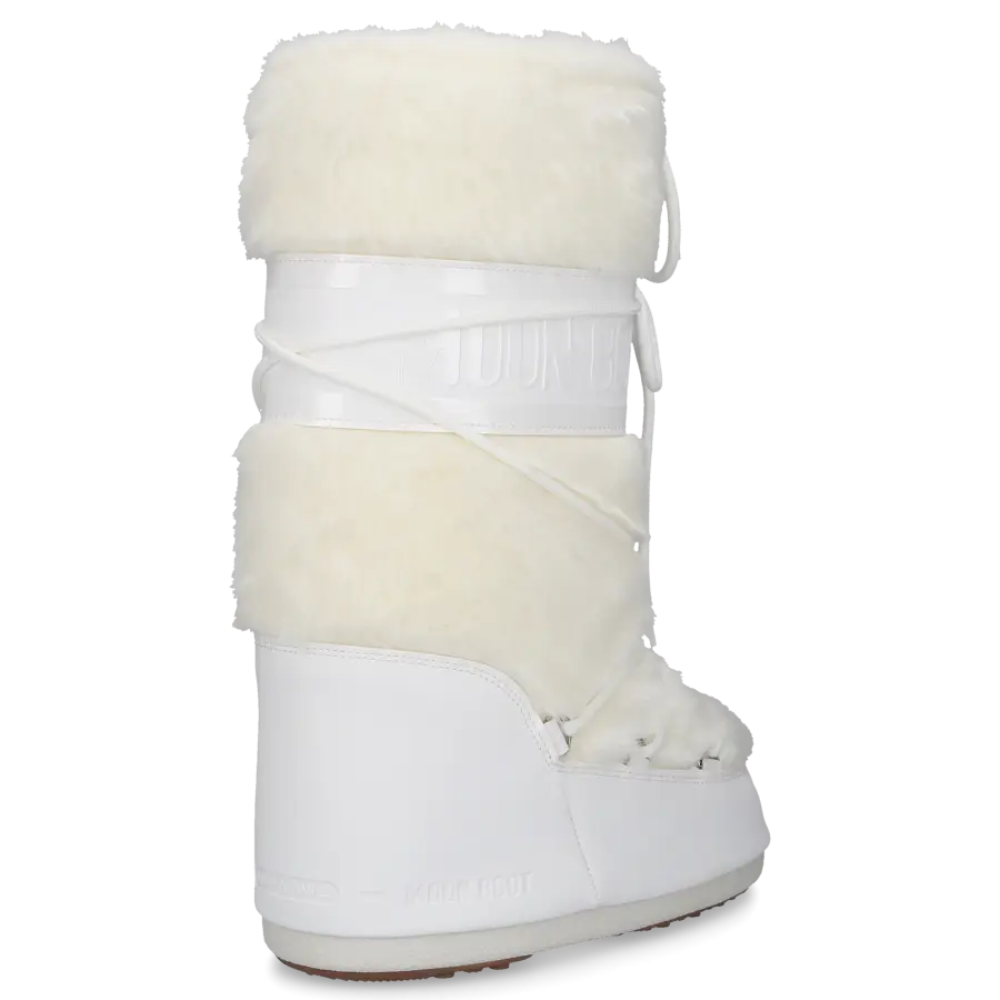 MOON BOOT - Snowboots ICON Kunstfell - weiß