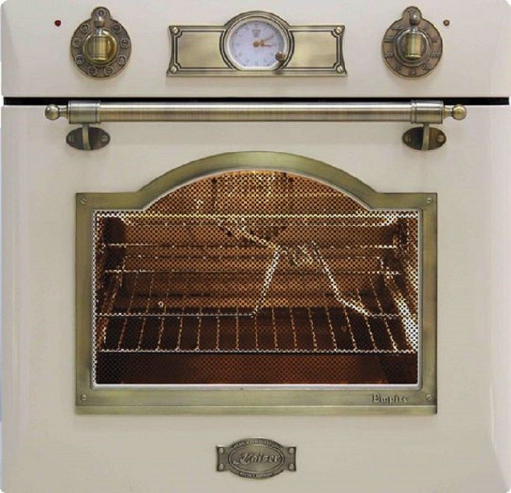 Kaiser Küchengeräte Induktions Herd-Set EH 6355 ElfEm+KCt 6395 IelfEm, Elektro,Retro, Autark, 60cm, 67L+Induktions-Kochfeld 60 cm