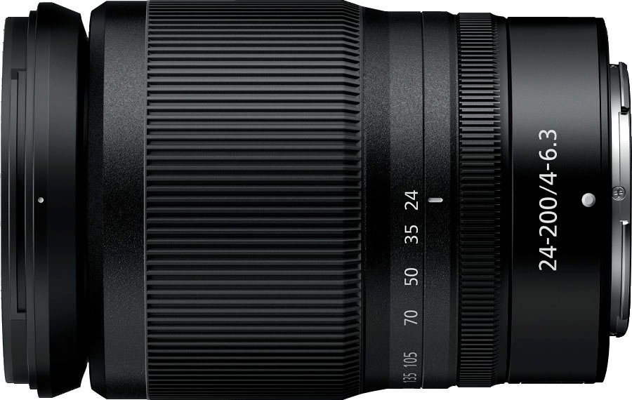 Nikon NIKKOR Z 24–200 mm 1:4–6,3 VR Objektiv, (INKL. HB-93, CL-C1)