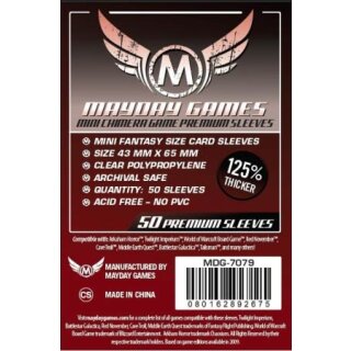 Schutzhüllen Mini Chimera Premium Game Sleeves 43 x 65 MM (50 Stk.)