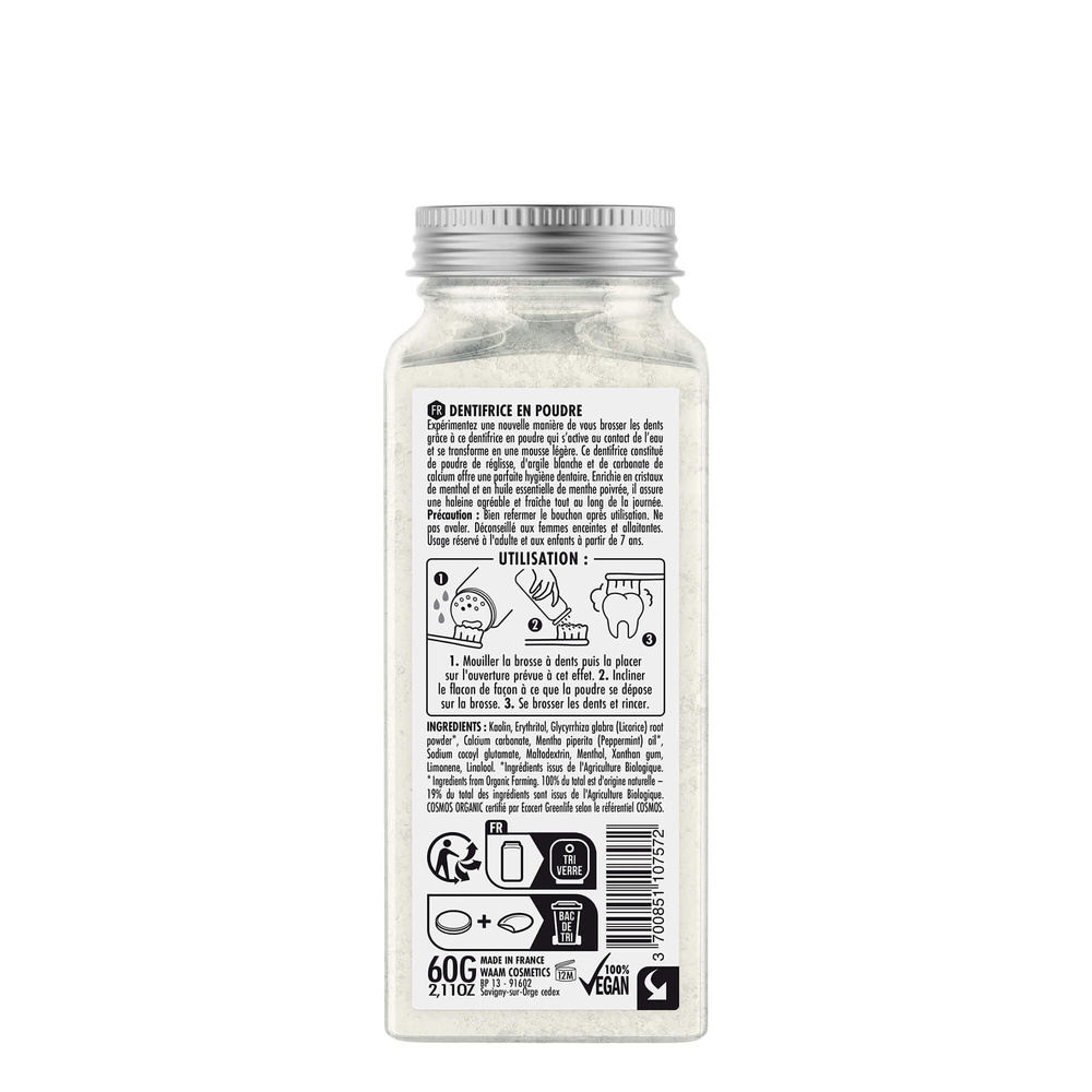waam DENTIFRICE Dentifrice en poudre