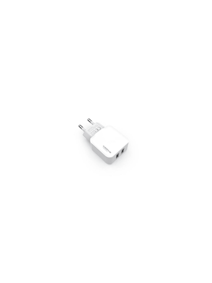 COFI 1453 Dual USB 2.1A Schnell Wandladegerät Reiseladegerät Stecker weiß in Weiß günstig kaufen onesize
