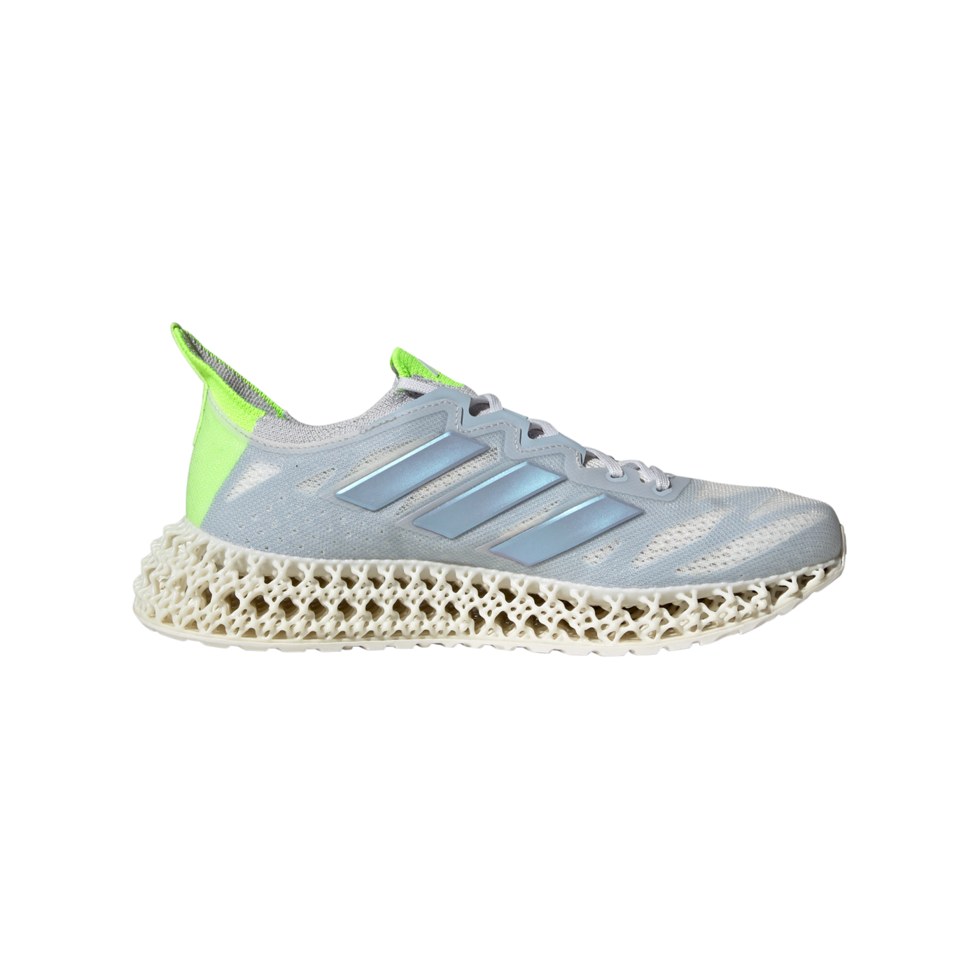 adidas 4DFWD 3 Damen Grau Lila Gelb Laufschuh