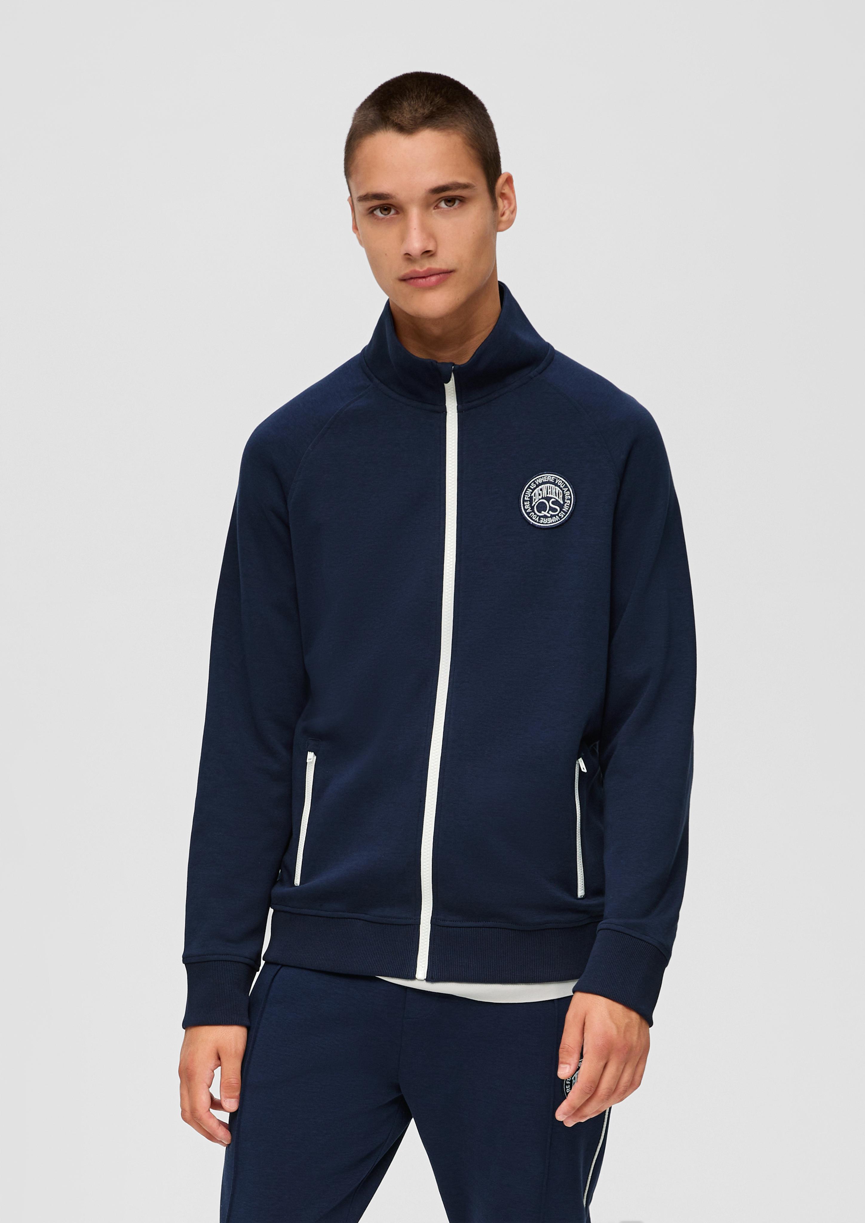 Sweatjacke aus Baumwollmix  2135032-58L0