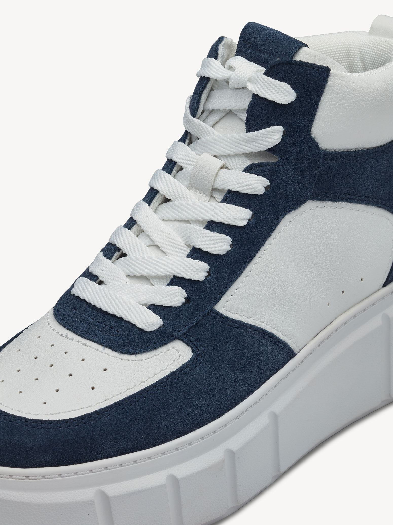 Basket en cuir - blanc