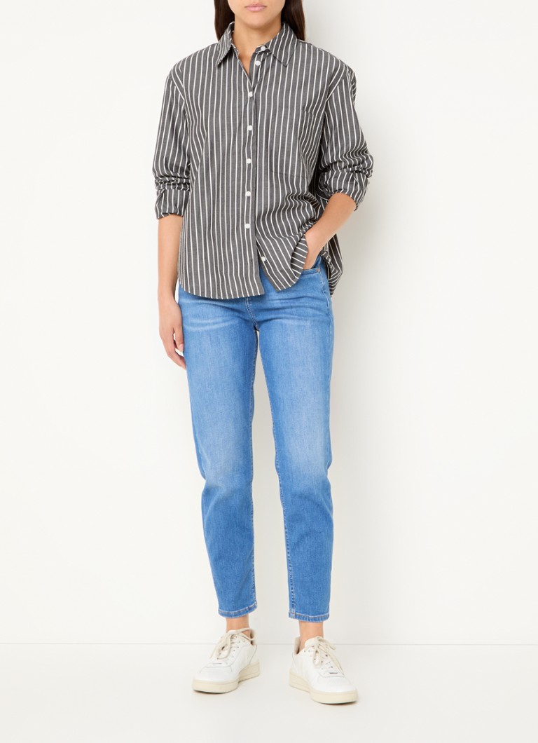 Marc O'Polo Denim  Blouse van biologisch katoen met streepprint