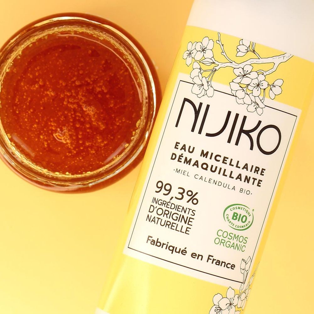 nijiko Eau Micellaire Bio pour Peau Sensible Démaquillant et nettoyant