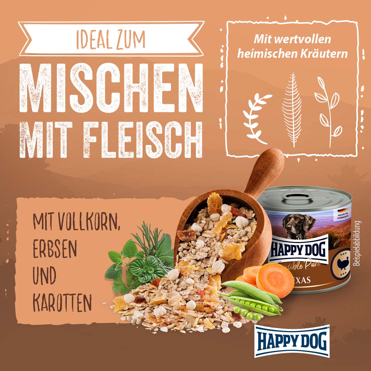 Happy Dog Premium NaturCroq Flocken Mixer kaufen bei ZooRoyal