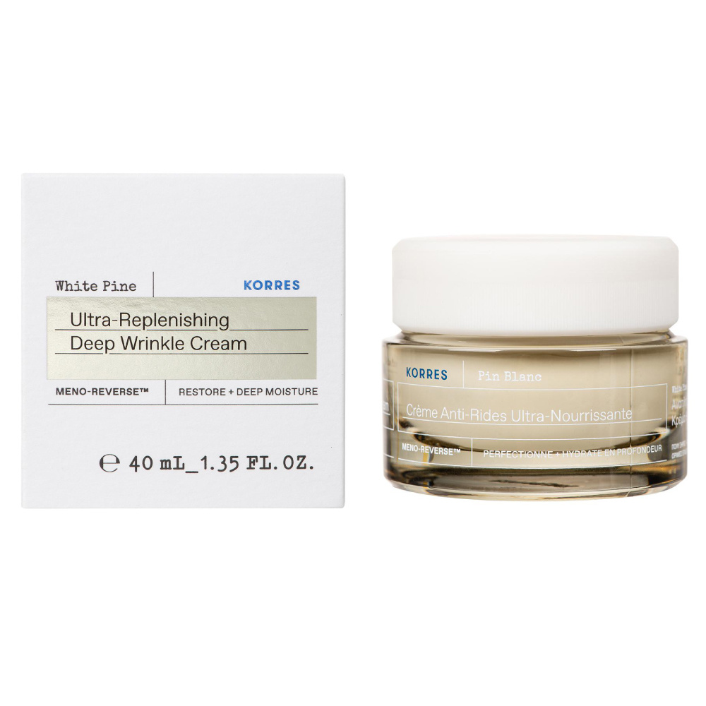 korres Crème Anti-Rides Ultra-Nourrissante Post-Ménopause Crème Jour Anti-âge Post -Ménopause