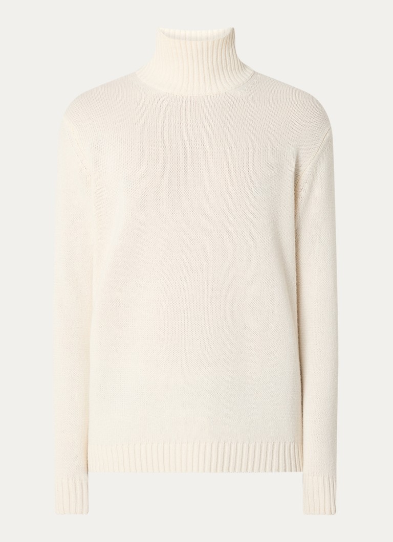 Oscar Jacobson Fine-knit turtleneck in cashmere blend