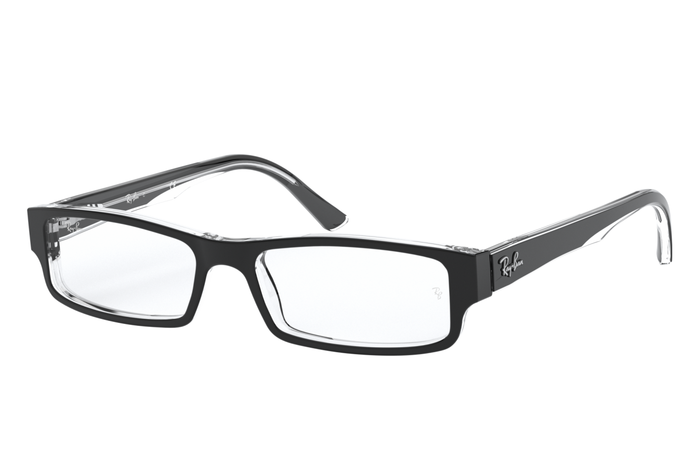 RB5246 OPTICS - Negru lucios pe transparent