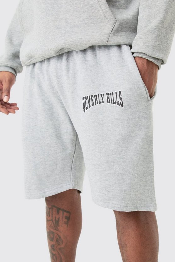 Plus lockere Jersey-Shorts
