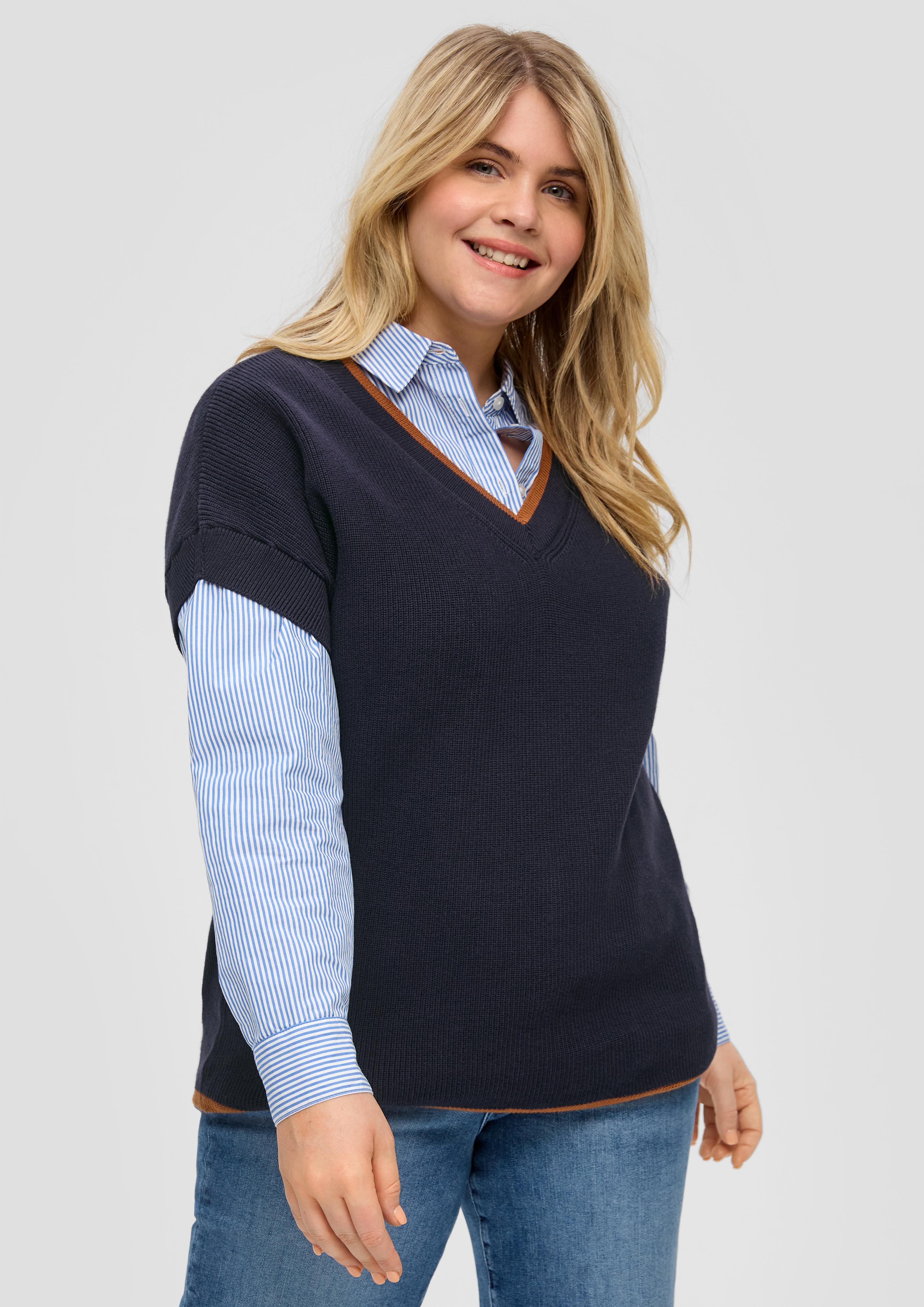 Pullover mit V-Ausschnitt  2136526-5959