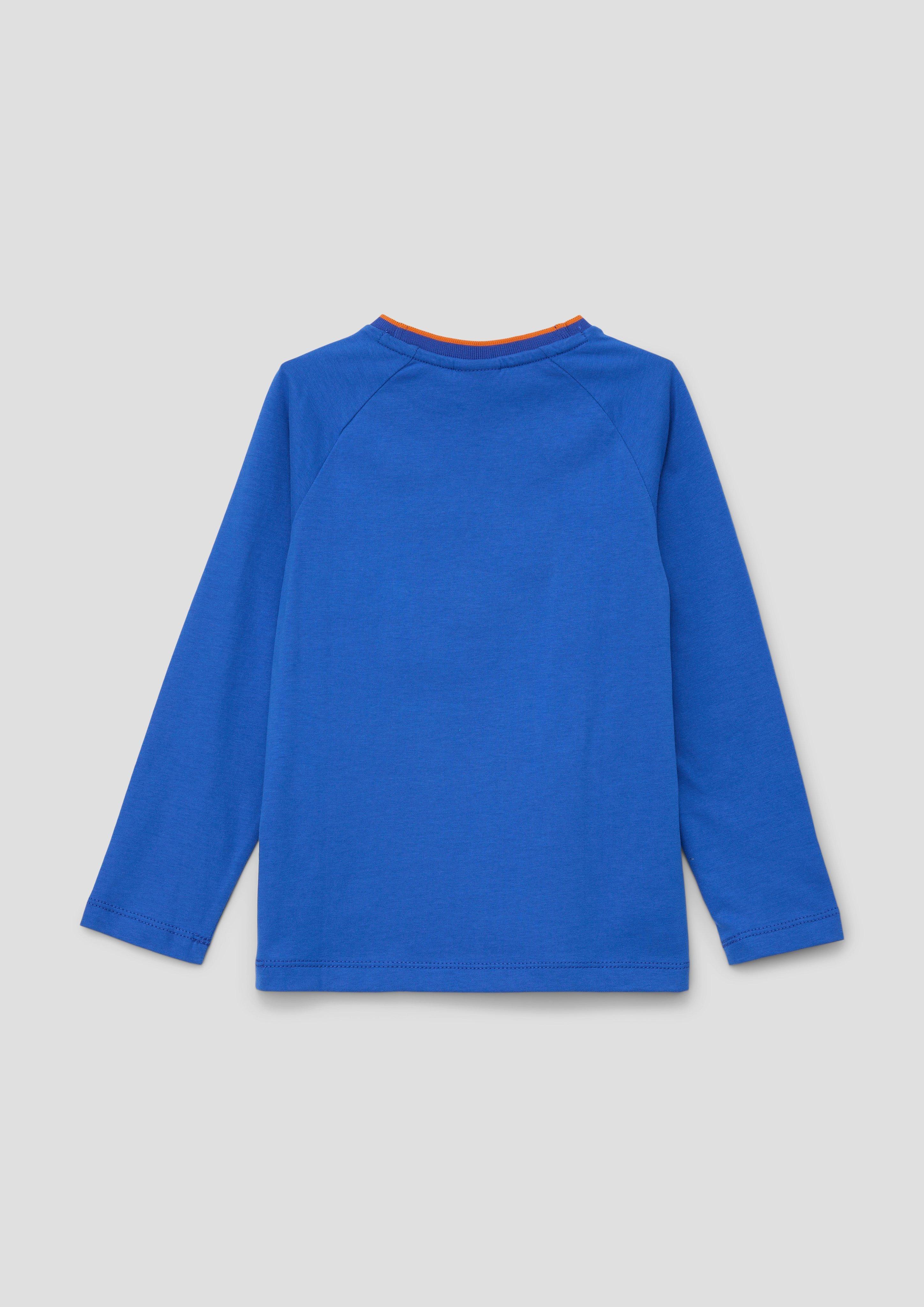 Longsleeve mit gummiertem Schriftprint  2134103-5588