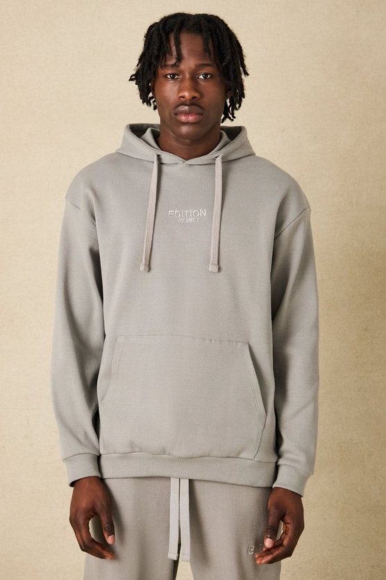 Gerippter Oversize Edition Hoodie
