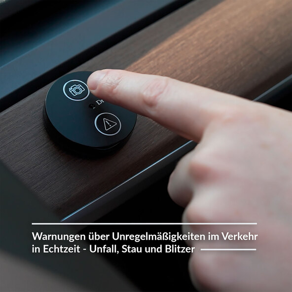Drive One Verkehrswarner, schwarz