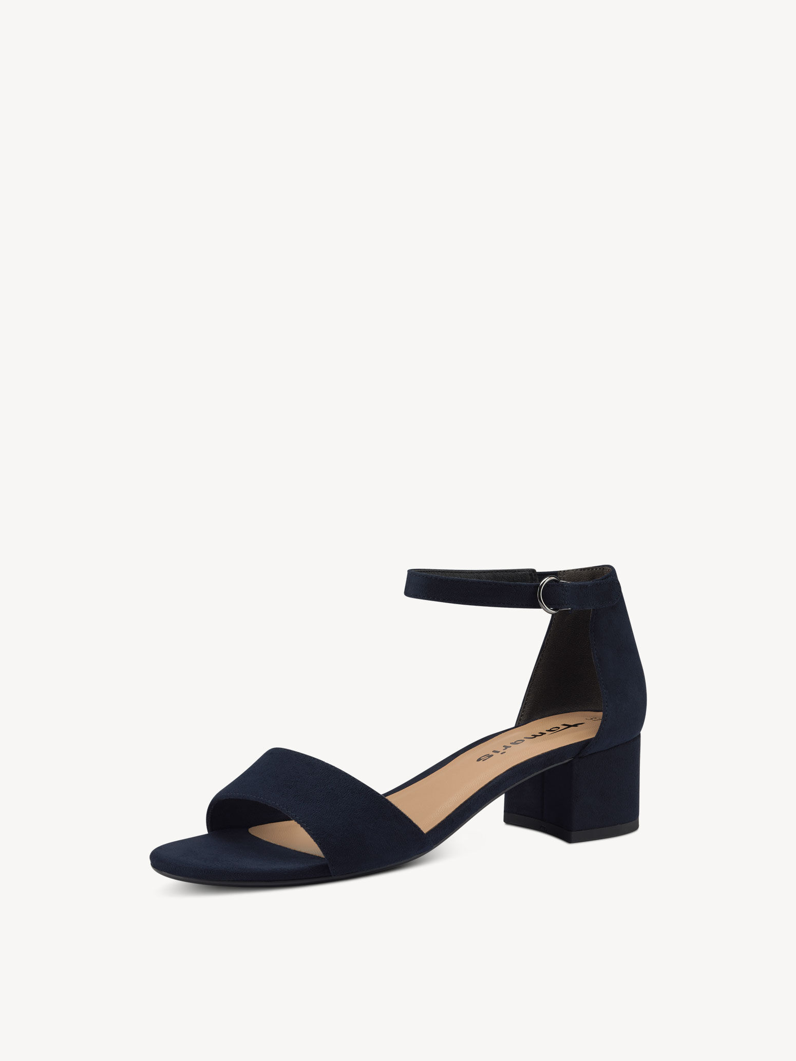 Sandale à talon - bleu