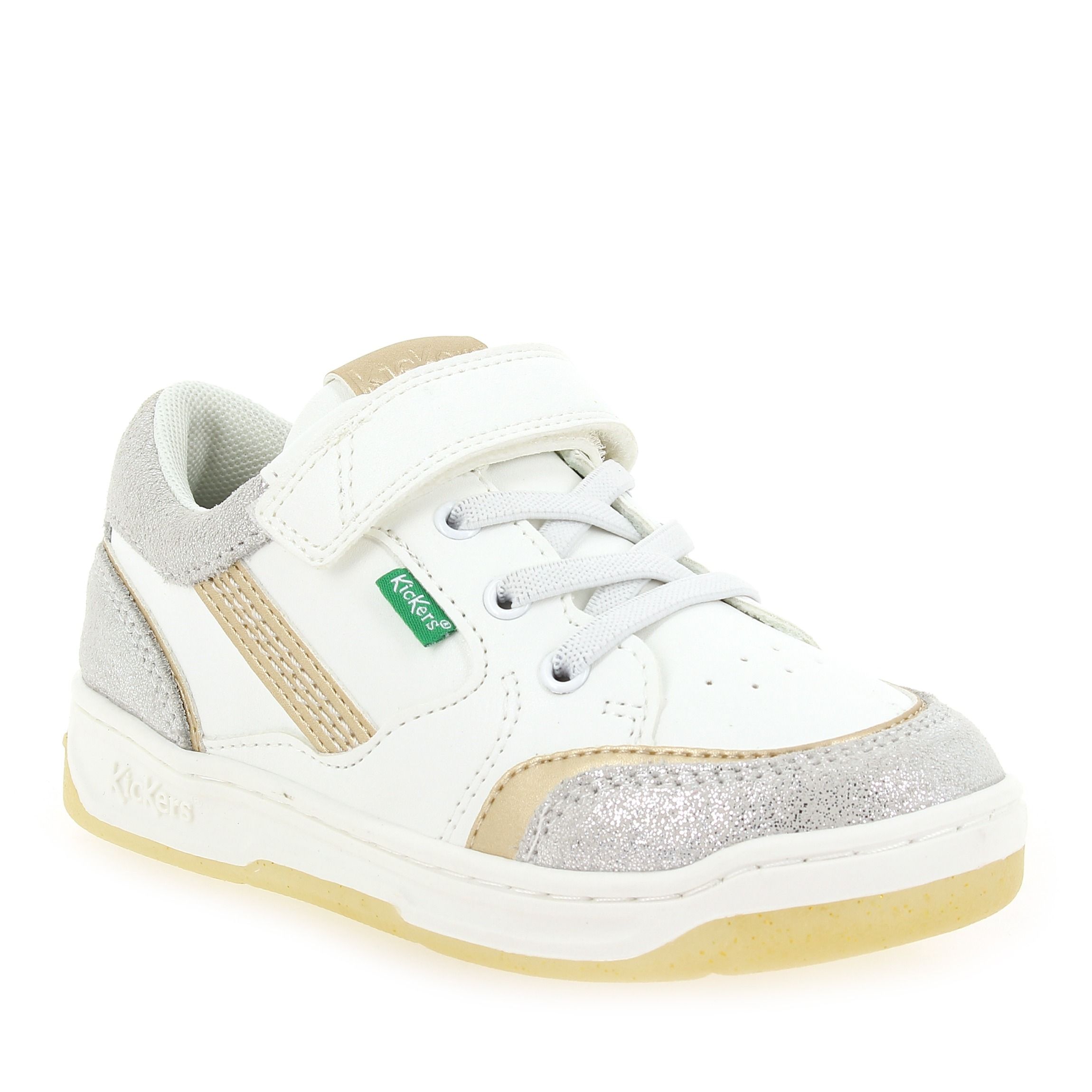 Kickers  KOUIC E24 - Blanc Argent