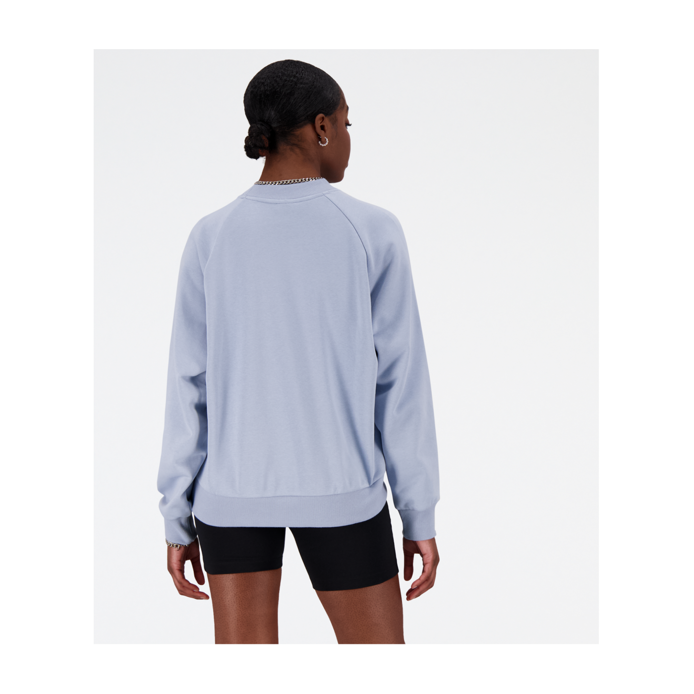 New Balance Essentials Sweatshirt Damen Grau FLAY