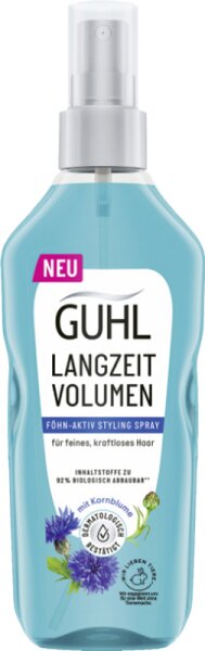 Guhl Langzeit Volumen Föhn Aktiv Styling Spray Föhnspray