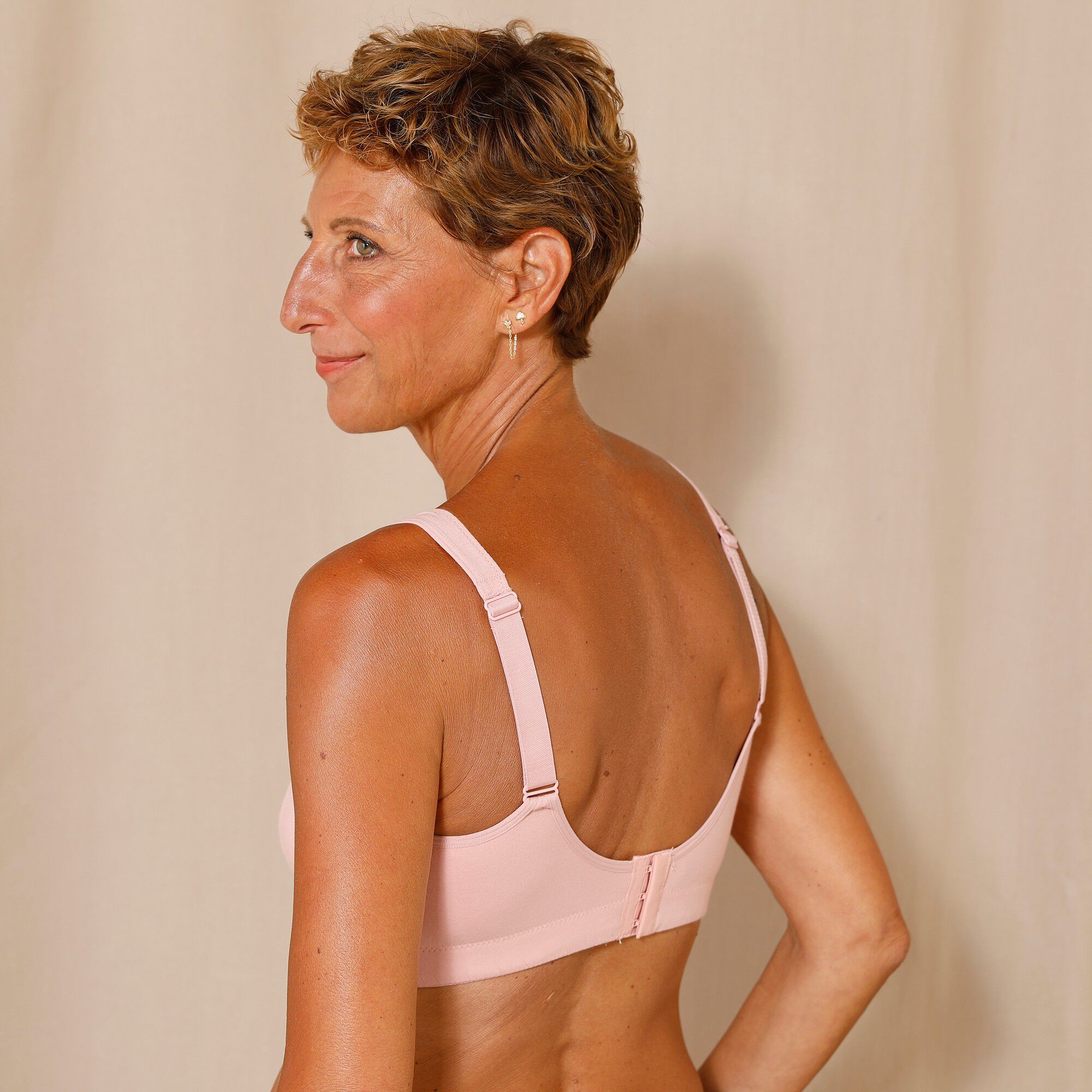 Soutien-gorge post-opératoire zippé devant