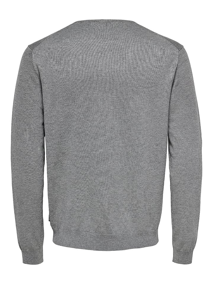 ONLY & SONS Pullover in Grau günstig kaufen