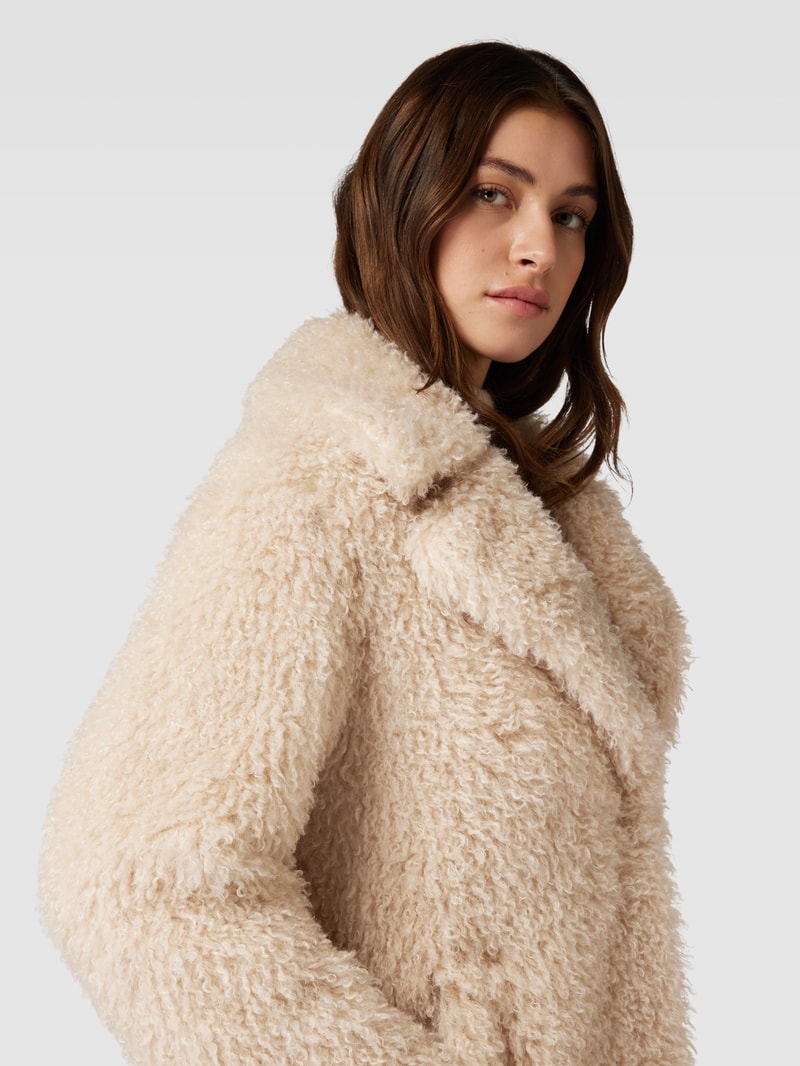 Mantel mit Reverskragen in offwhite