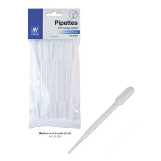 Vallejo Pipetten mittlere Größe (Medium Size) (8 Stück)