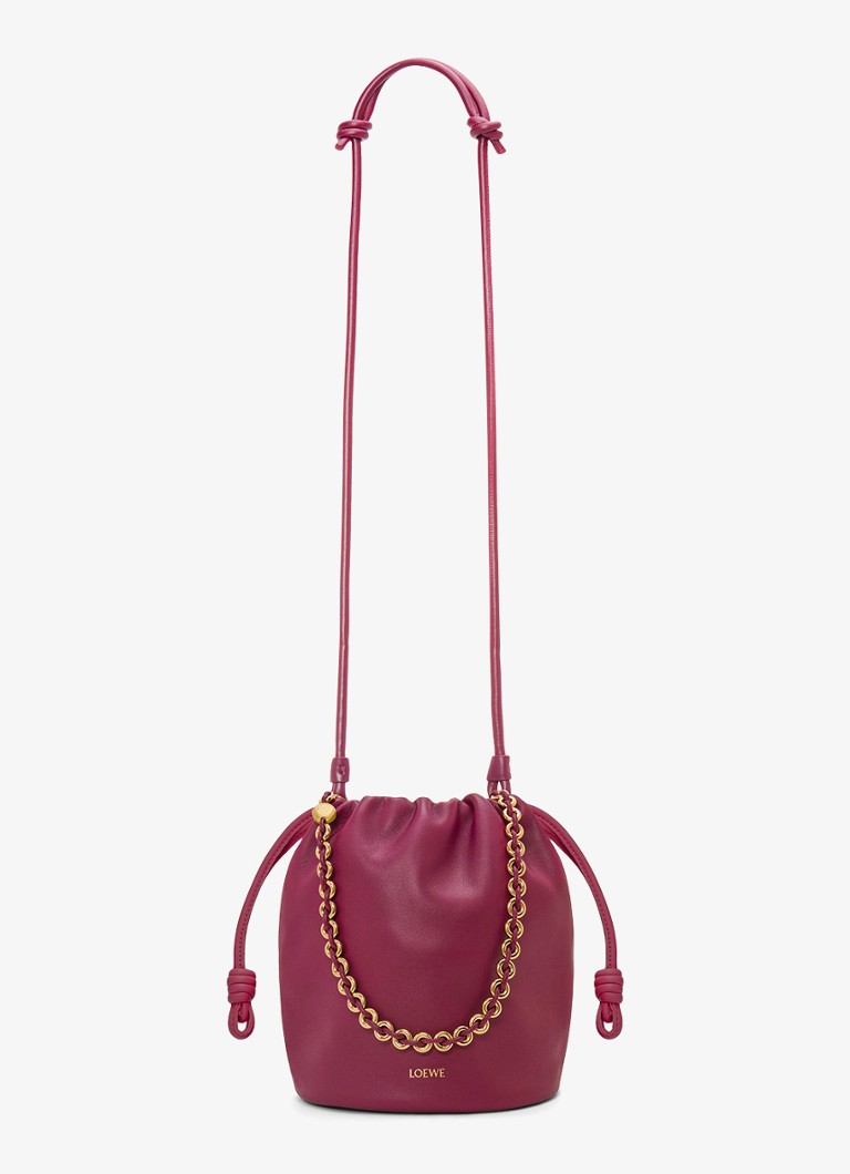 LOEWE Flamenco Purse Bucket crossbody bag made of lambskin