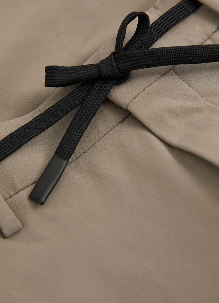 Reiss Split slim fit trousers with drawstring