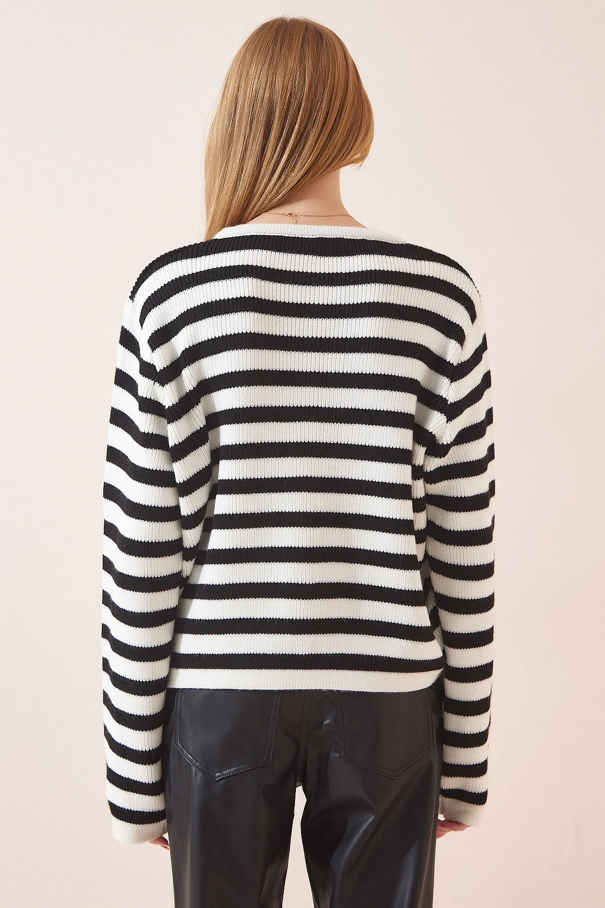 Happiness İstanbul  Strickjacke - Mehrfarbig - Regular Fit