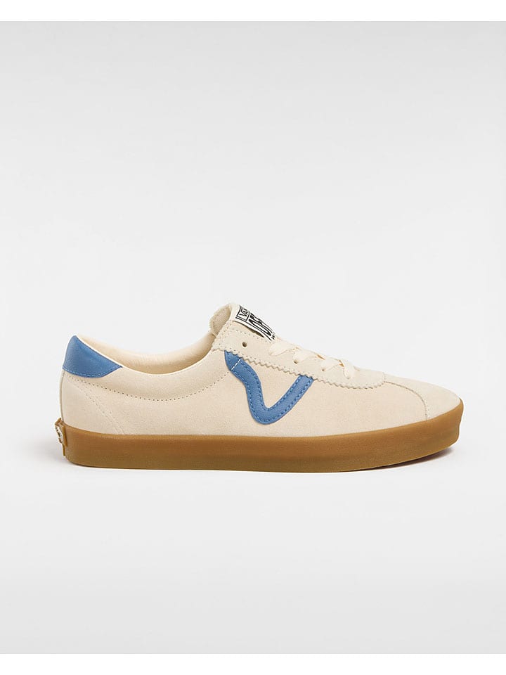 Vans Leder-Sneakers in Beige günstig kaufen