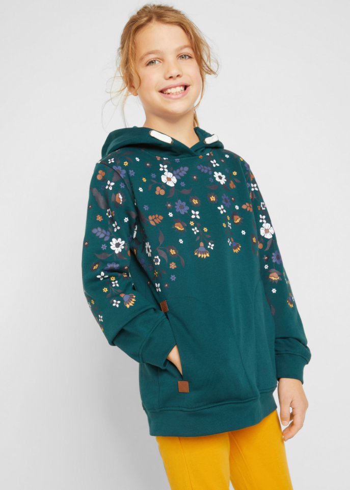 Mädchen Kapuzensweatshirt Bio-Baumwolle