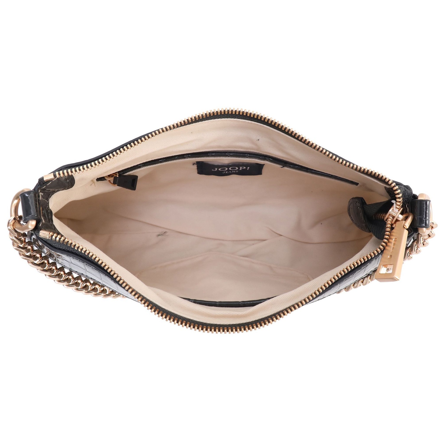 Domenica Croco Schultertasche 27.5 cm