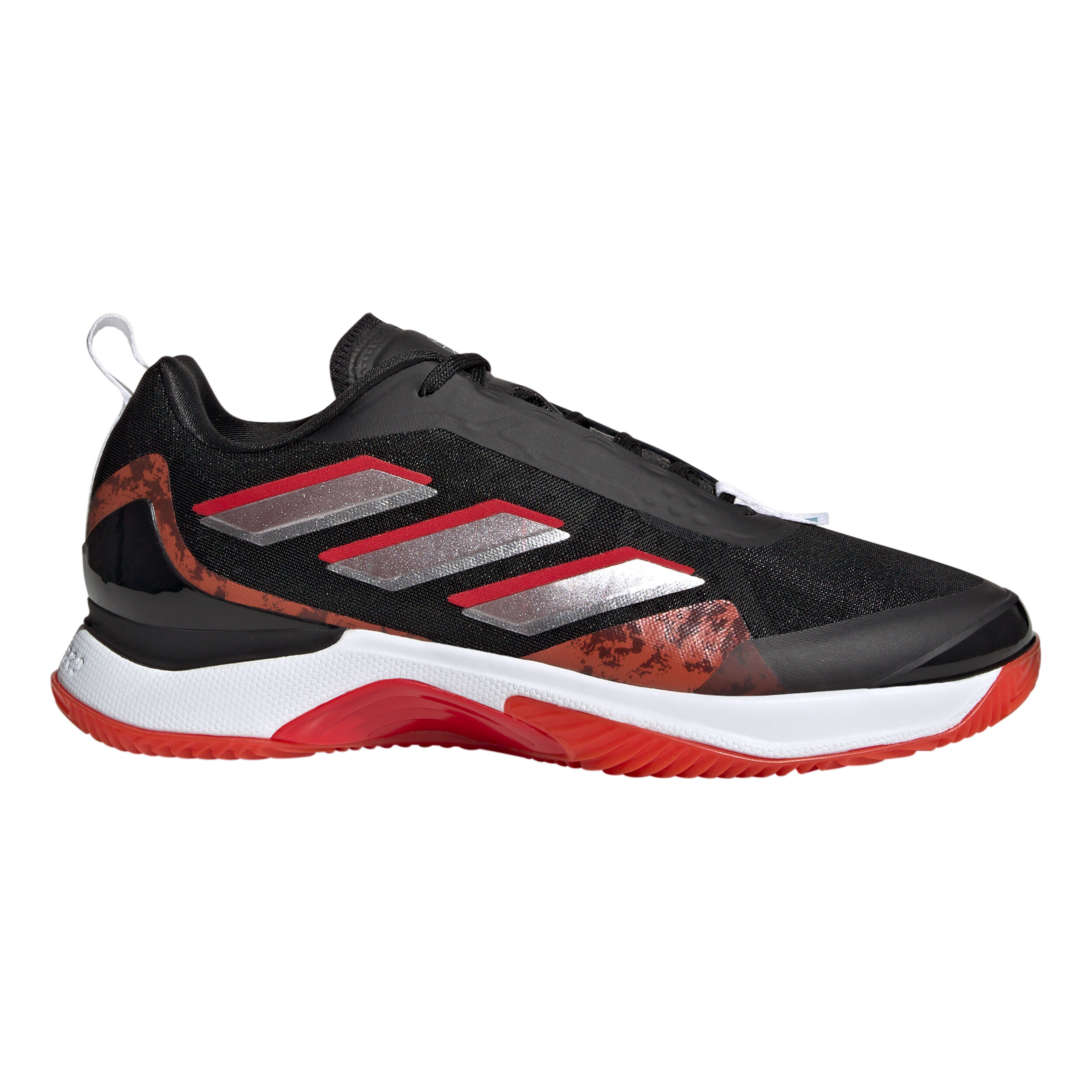Avacourt Sandplatzschuh Damen - Schwarz, Orange