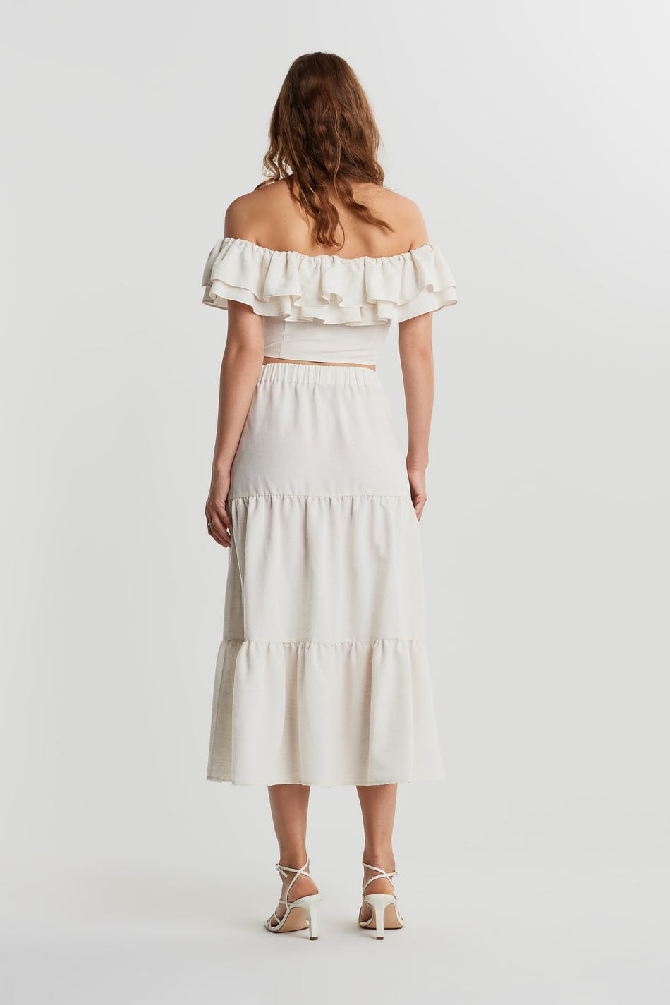 Vanja linenmix skirt