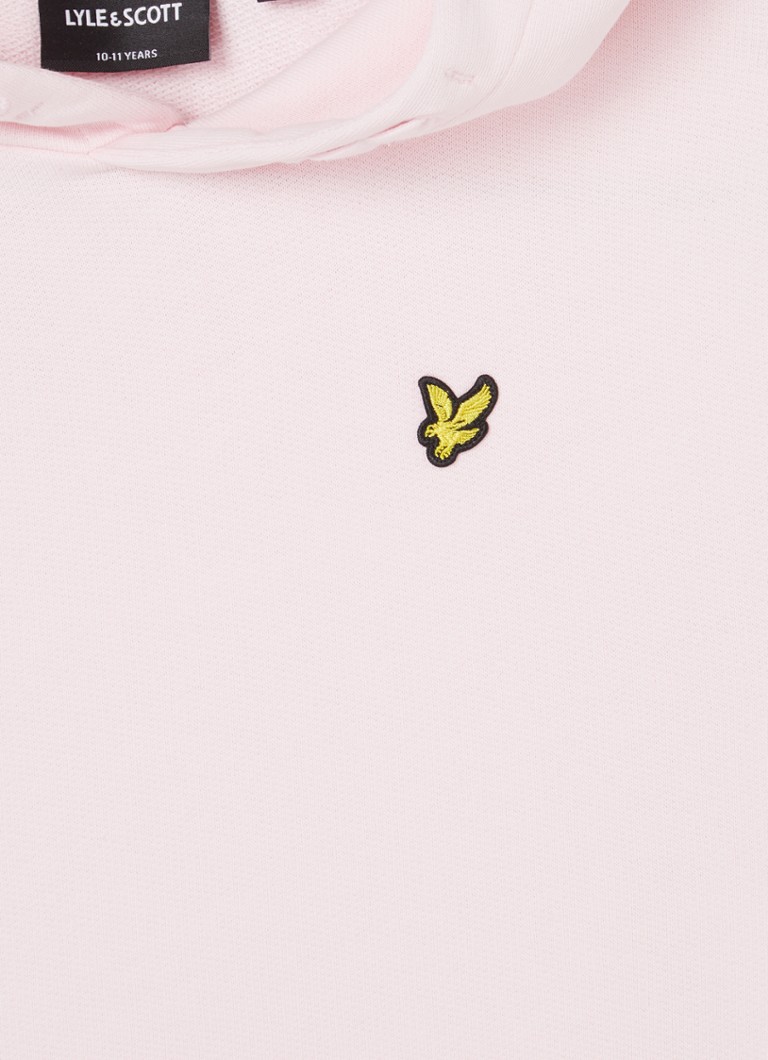 Lyle & Scott -huppari sivutaskuilla ja logobrodeerauksella