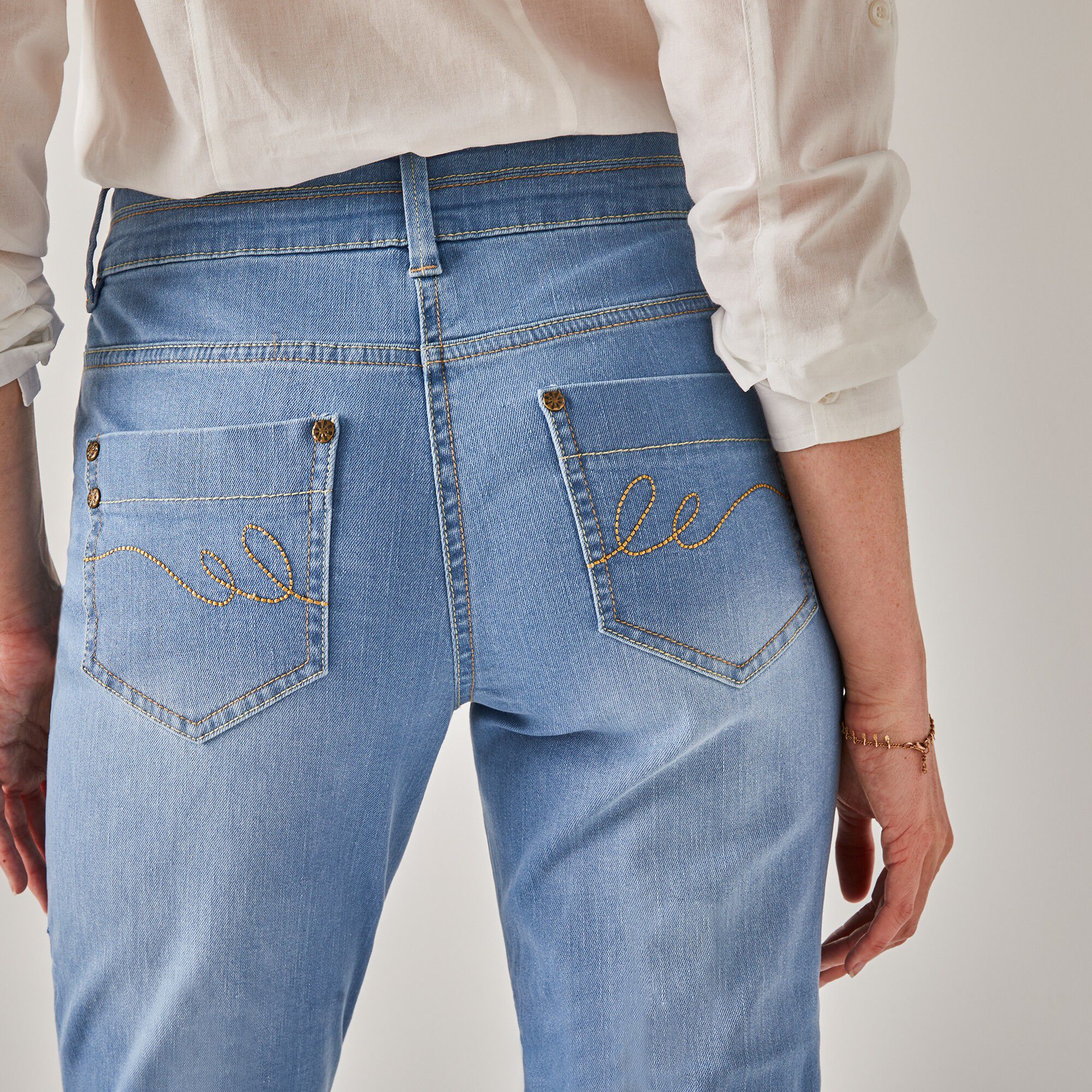 Jean 7/8ème fuselé stretch