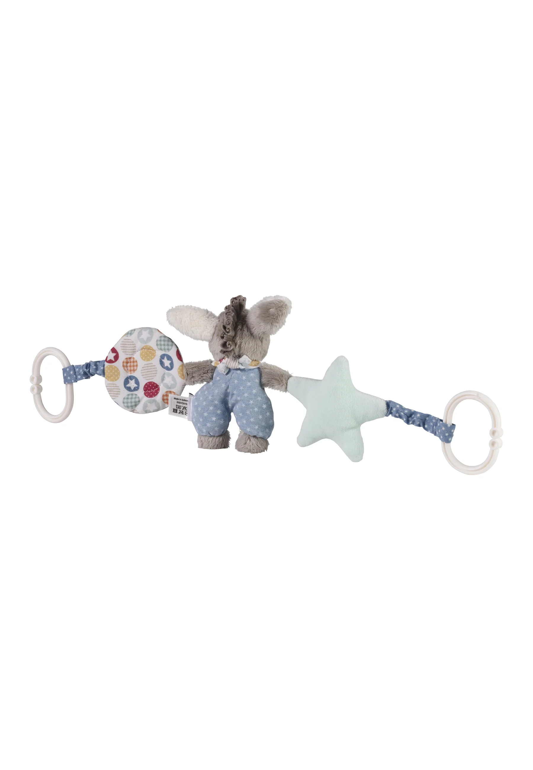 Kinderwagenkette Esel Emmi in blau