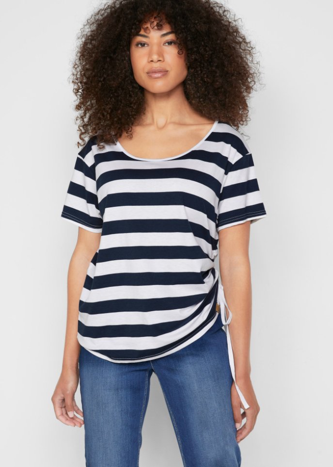 Shirt mit Raffung