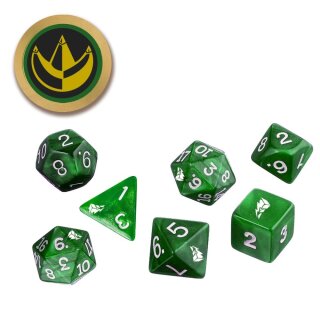 Power Rangers RPG: Dice Set Green