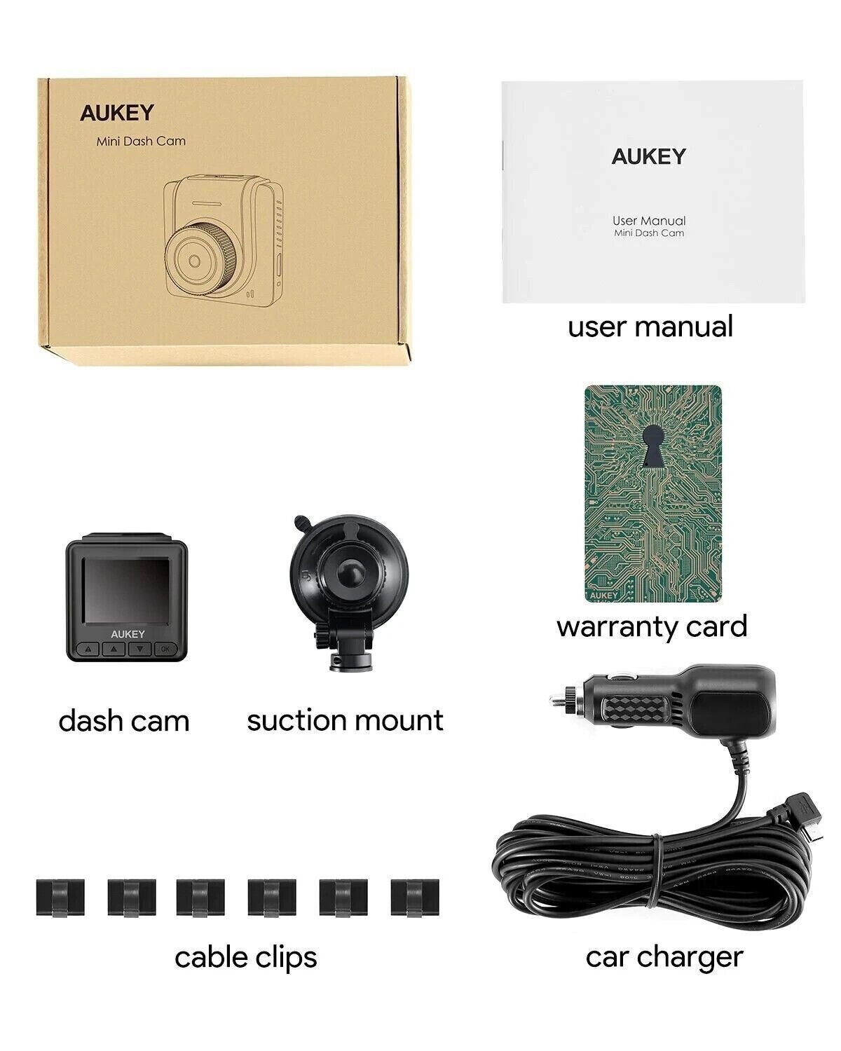 AUKEY AUKEY Mini Dashcam Dashcam