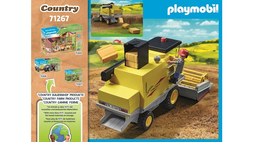 PLAYMOBIL 71267 - Country - Mähdrescher