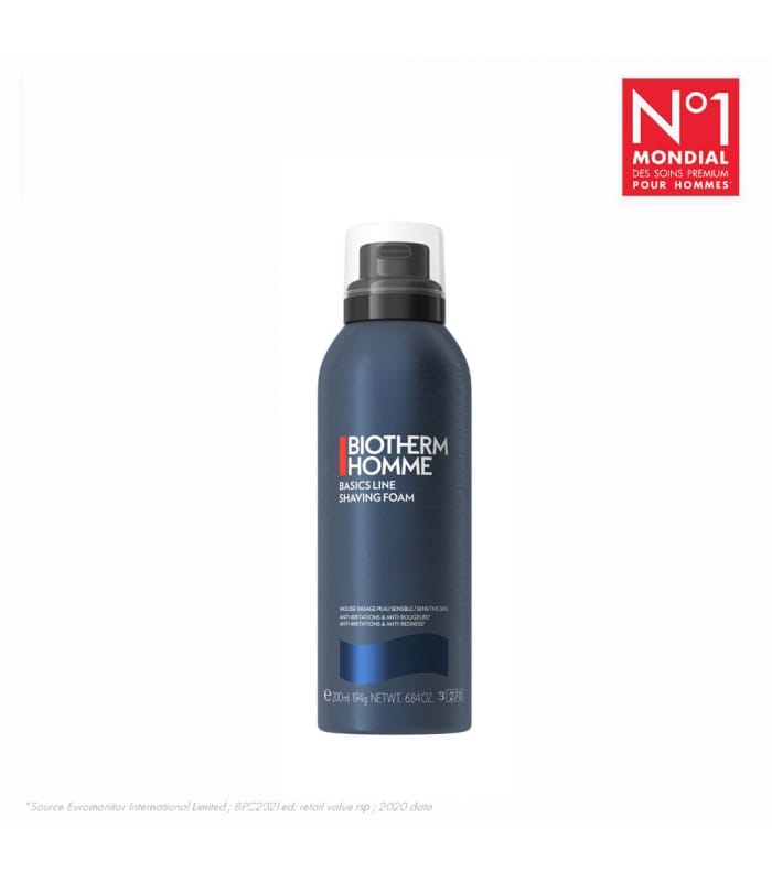 BIOTHERM-MOUSSE DE RASAGE-Mousse de rasage pour homme - Peaux sensibles