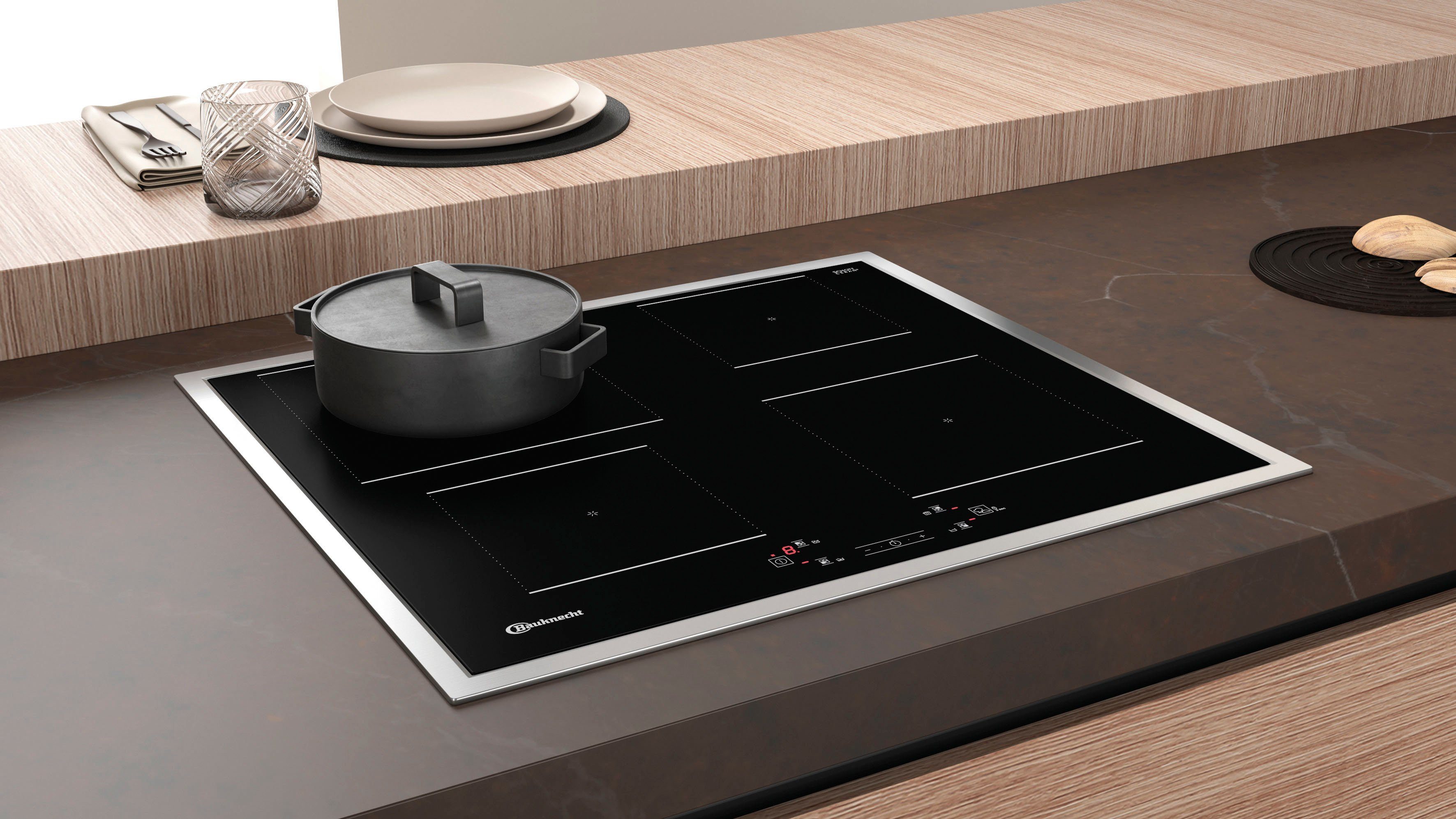 BAUKNECHT Induktions-Kochfeld von SCHOTT CERAN® BQ 2760S FT