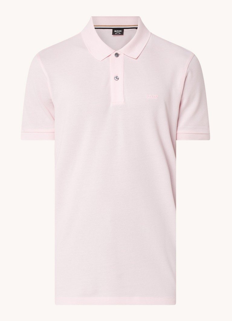 Polo HUGO BOSS Pallas de corte regular em algodão piqué