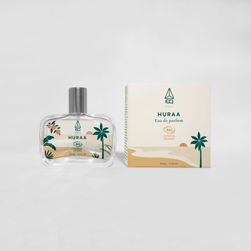 eq france EQ PERFUME/EAU DE PARFUM HURAA - 50ML BIO COSMOS PARFUM