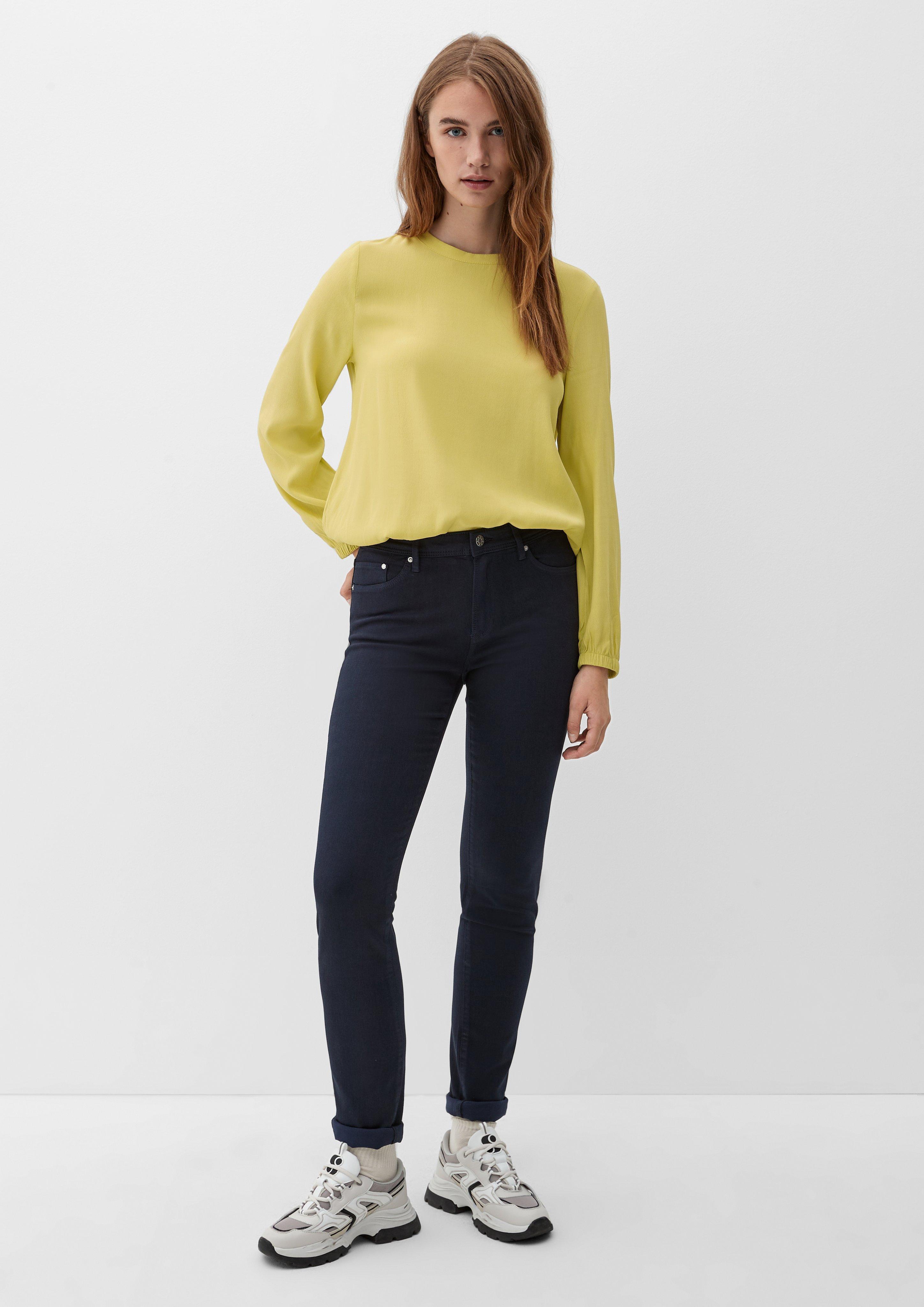 Blusenshirt aus Viskosecrêpe  2123983-1491