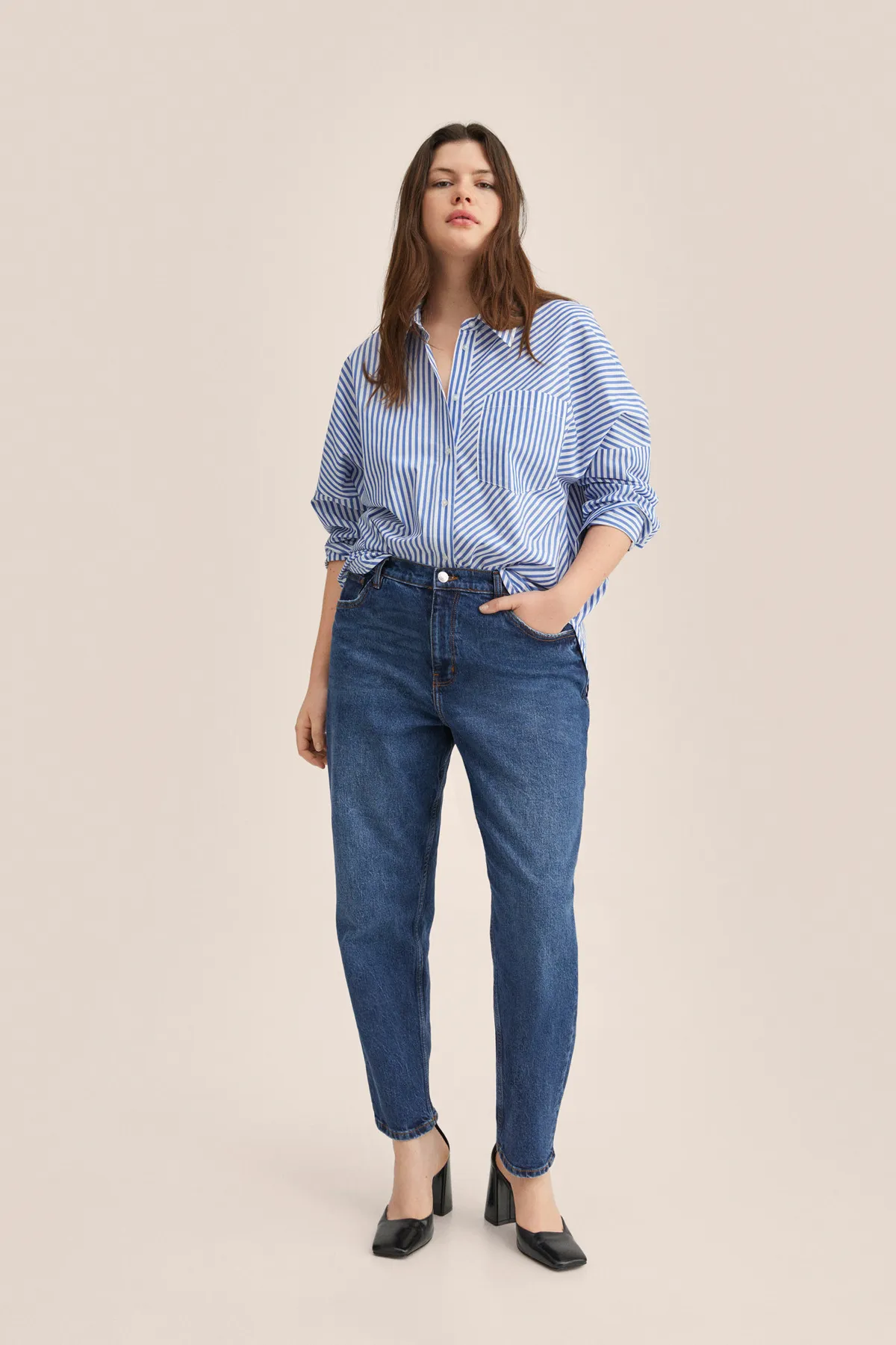 MANGO  Blaue Damenjeans 27020663