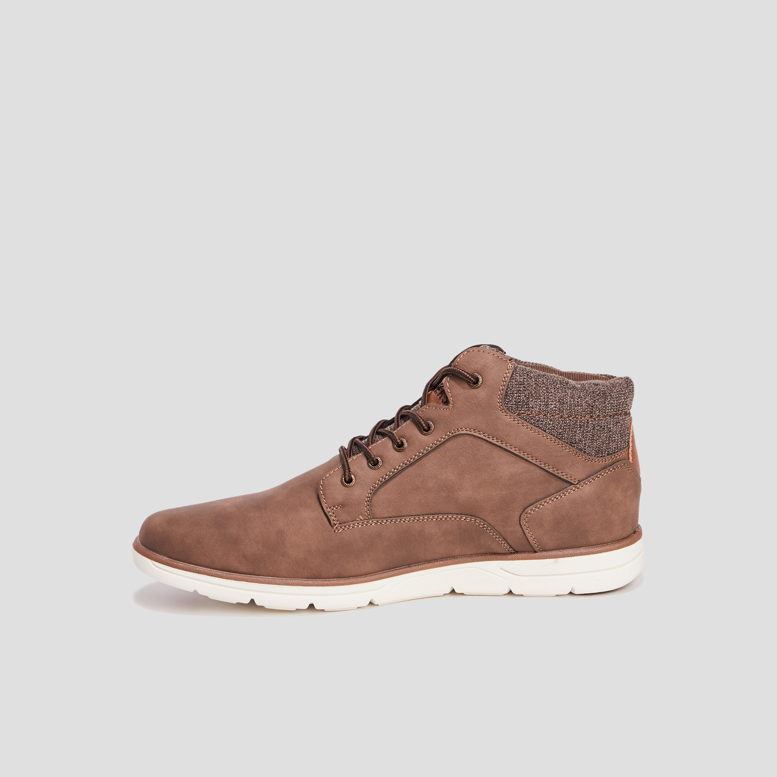 Bottines à lacets marron homme | La Halle